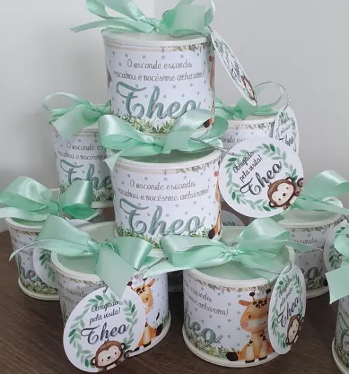 Tubos Lata Personalizados - Safari