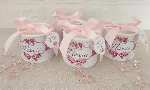 Tubos Lata Personalizado - Sapatinho