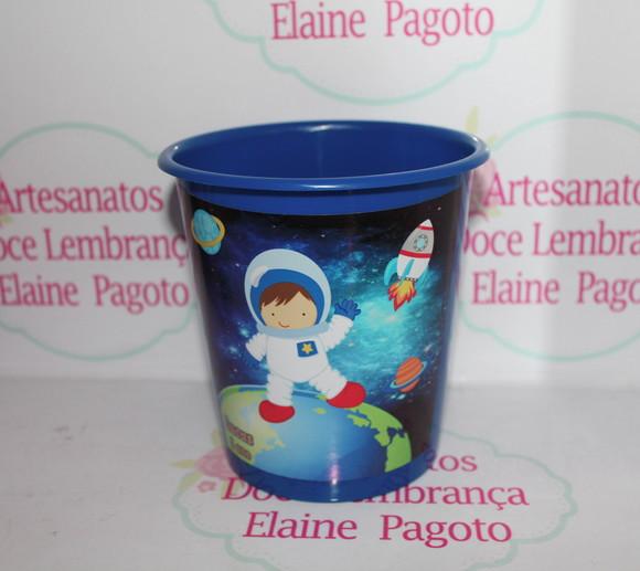 Balde de Pipoca 1l Astronauta