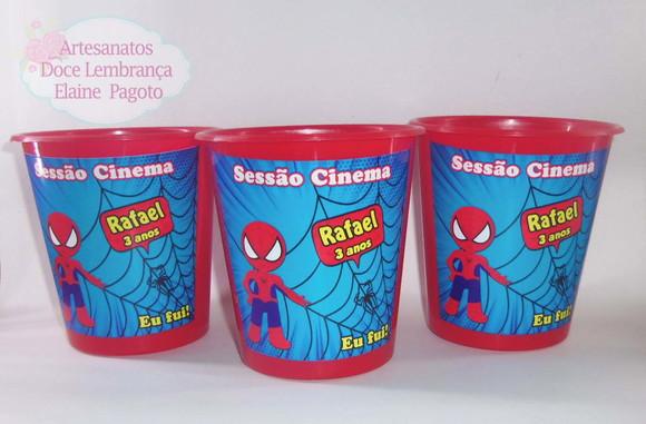 Balde de Pipoca 1l Homem Aranha