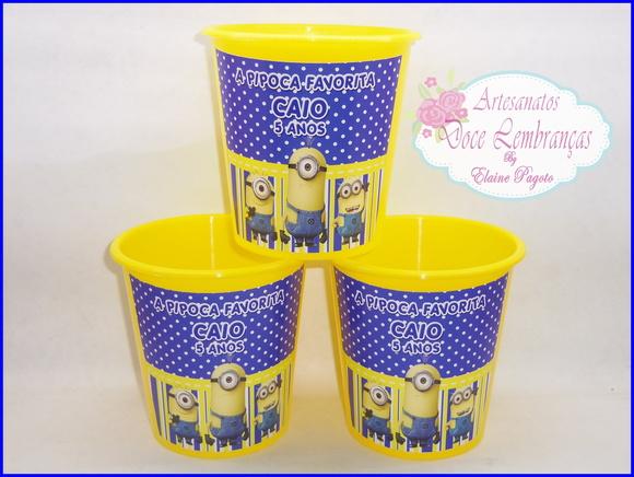 Balde de Pipoca 1l Minions