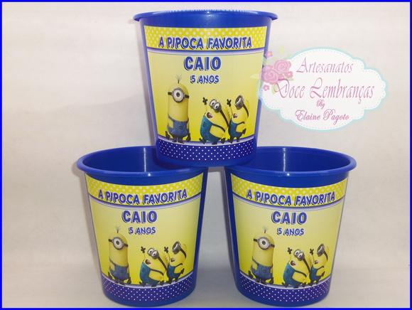 Balde de Pipoca 1l Minions