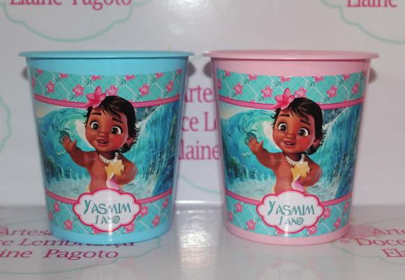 Balde de Pipoca 1l Moana Baby 35 Unidades