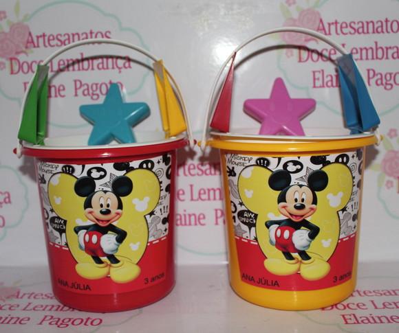 Baldinho de Praia Mickey Disney