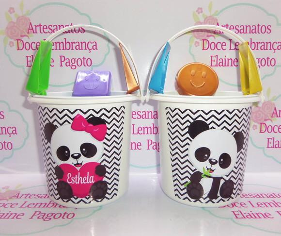 Baldinho de Praia Ursinho Panda