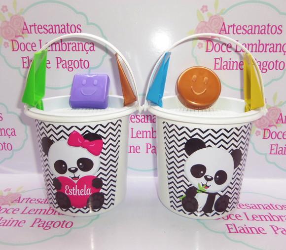 Baldinho de Praia Ursinho Panda