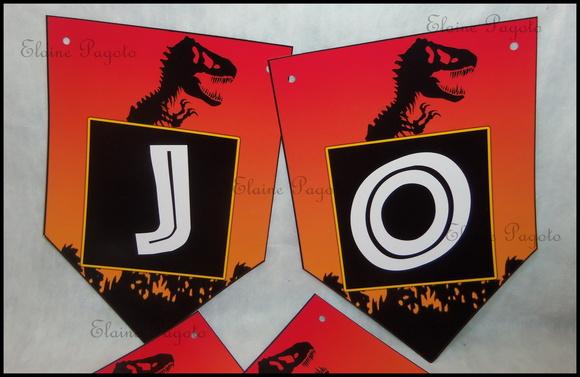Bandeirola Jurassic Park