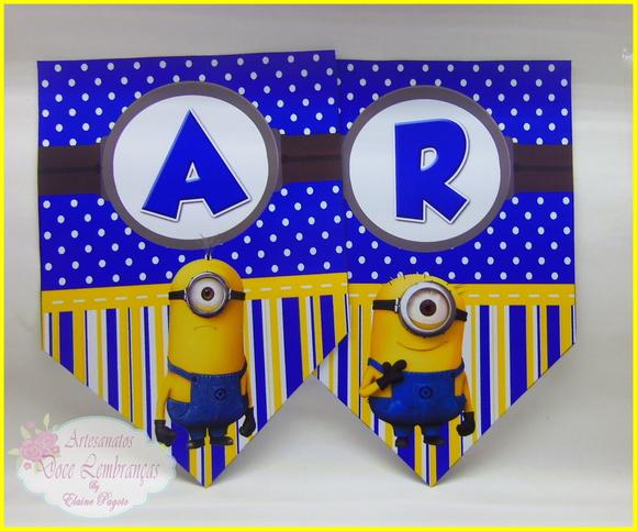 Bandeirola Minions