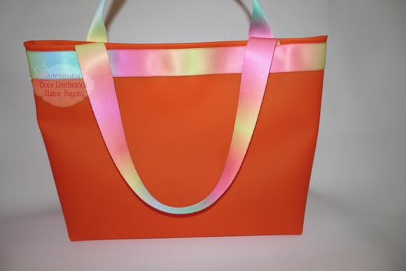 Bolsa de Praia em Silicone Laranja