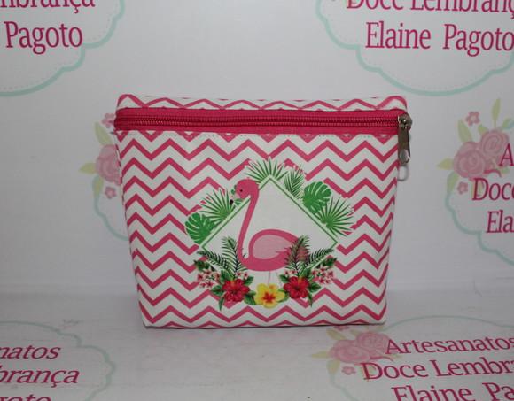 Bolsa Necessaire Flamingo