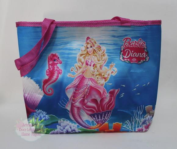 Bolsa Praia Barbie Sereia