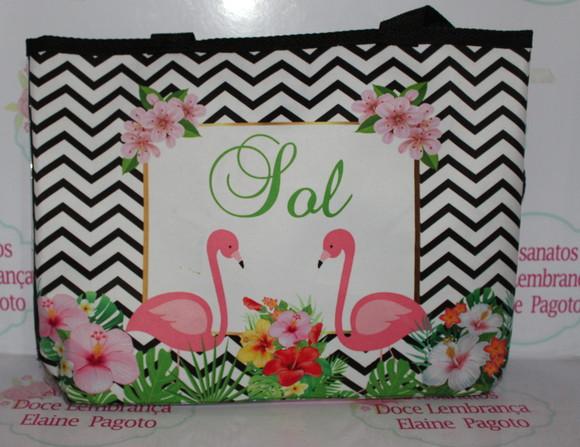 Bolsa Praia Flamingo