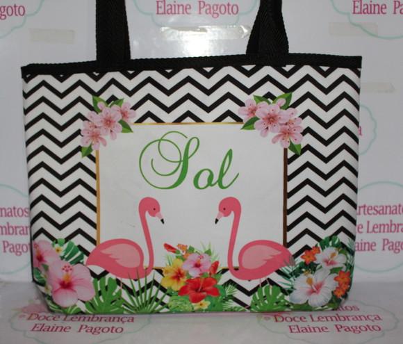 Bolsa Praia Flamingo