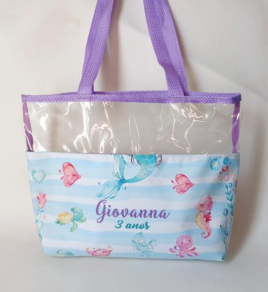 Bolsa Praia Fundo do Mar Meninas