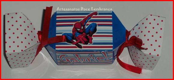 Caixa Bala do Homem Aranha