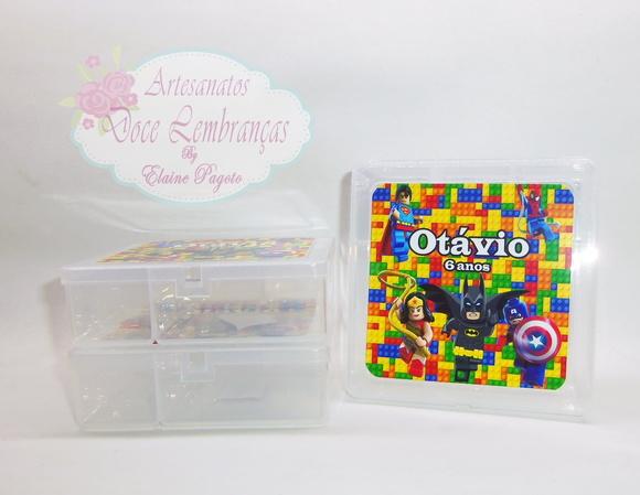 CAIXA ORGANIZADORA 6 DIVISÓRIAS Lego