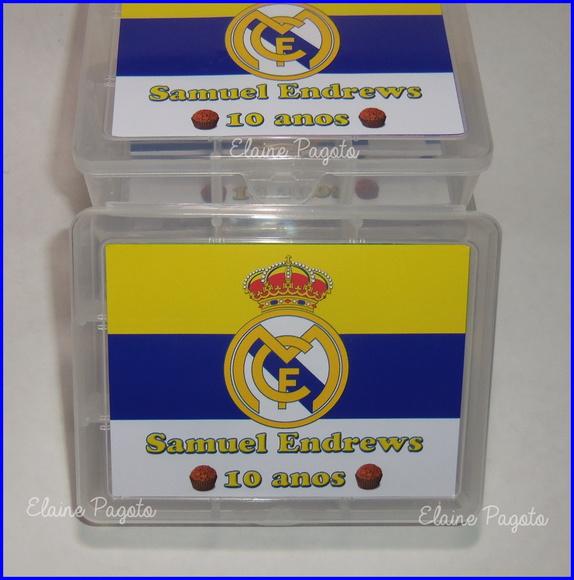 Caixa organizadora futebol real madrid