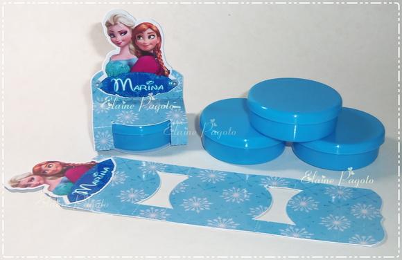 Caixa para latinha Frozen