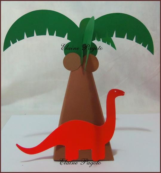 Caixa Pirâmide Dinossauro