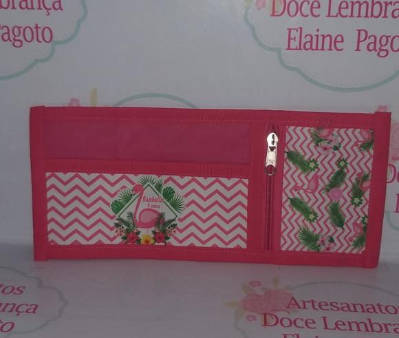 Carteira Flamingo 10 Unidades