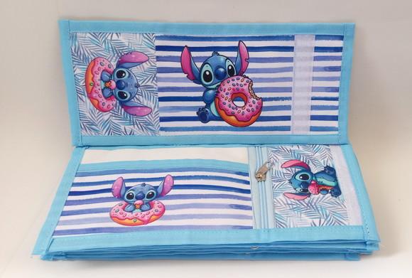 Carteira Infantil Stitch 50 Unidades