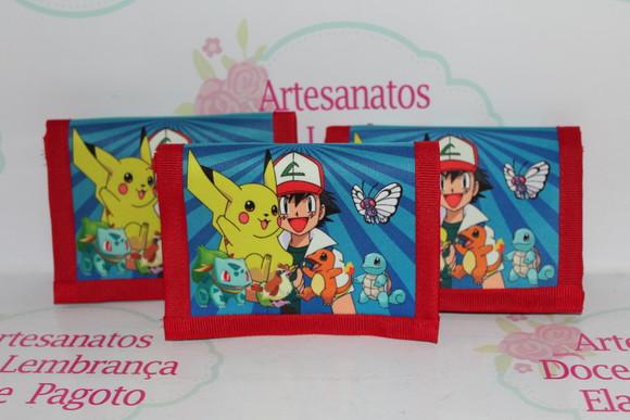 Carteira Simples Infantil Pokemon