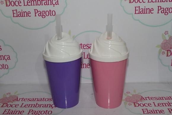 Copo c/ canudo Chantilly S/ personalizar