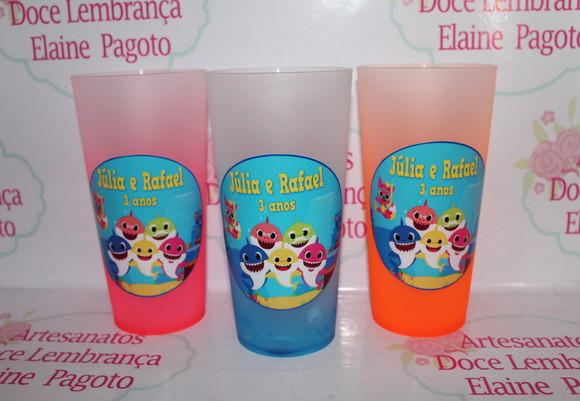Copo Ecológico FOSCO DEGRADÊ Baby Shark