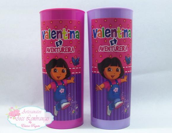 Copo Long Drink Dora a Aventureira