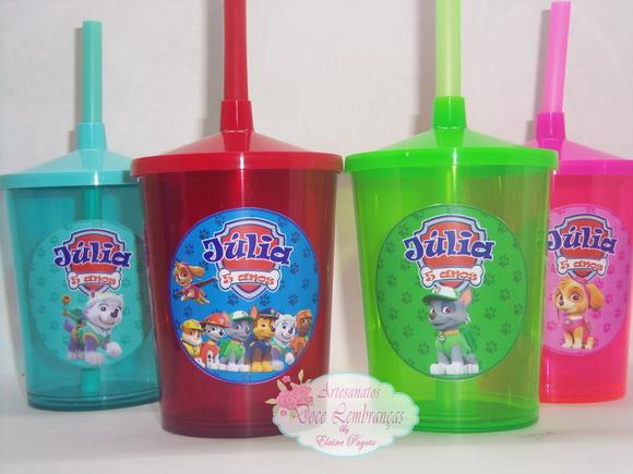 Copo Shake 300ml Patrulha Canina