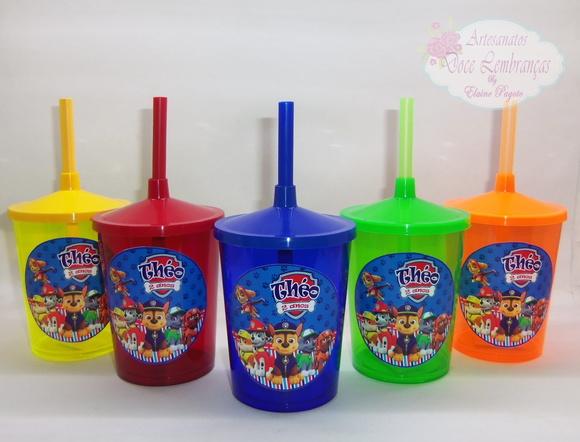 Copo Shake 300ml Patrulha Canina