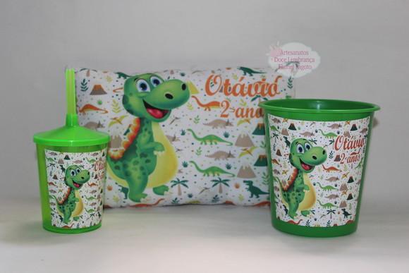 Kit Cinema + Travesseiro Dino