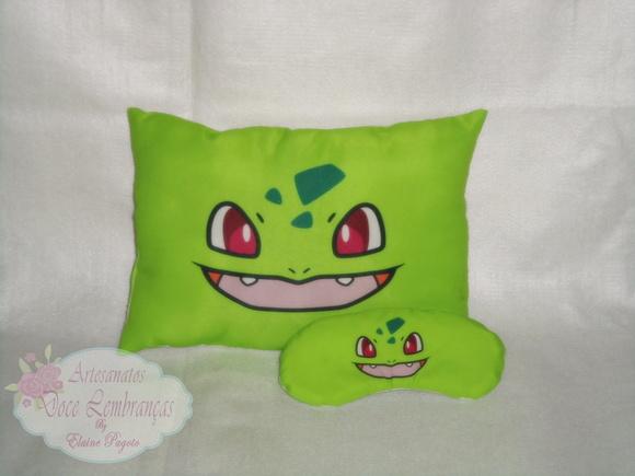 Kit Almofada + Máscara Pokemón