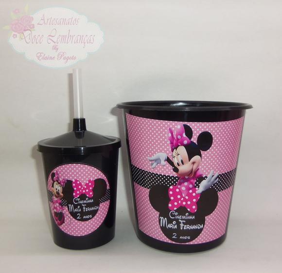 Kit Cineminha Minnie Rosa