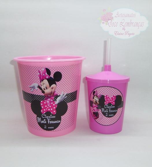 Kit Cineminha Minnie Rosa