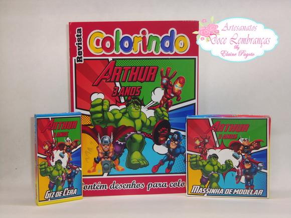 Kit de Colorir + massinha!!!