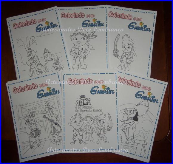 Kit de Colorir Jake e os Piratas!