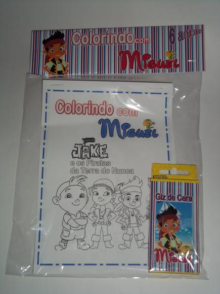 Kit de Colorir Jake e os Piratas!