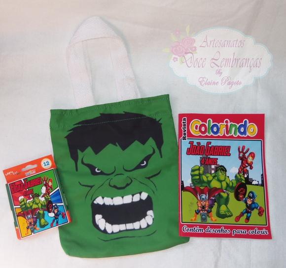 Kit de Colorir na Sacola Os Vingadores