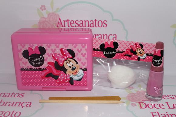 Kit Manicure Minnie Rosa
