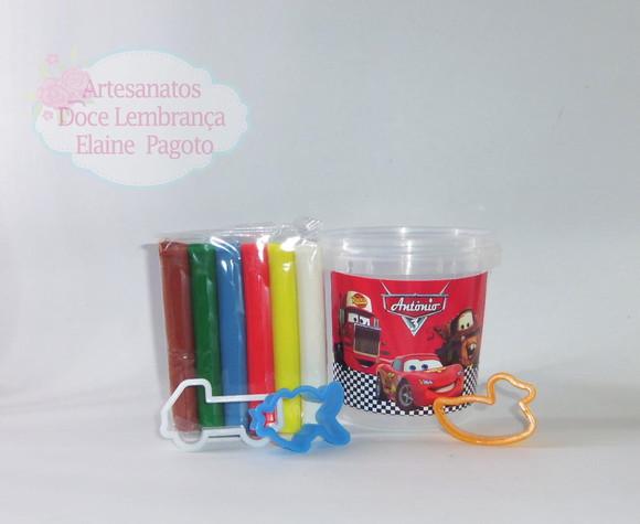 Kit Massinha Mcqueen Carros