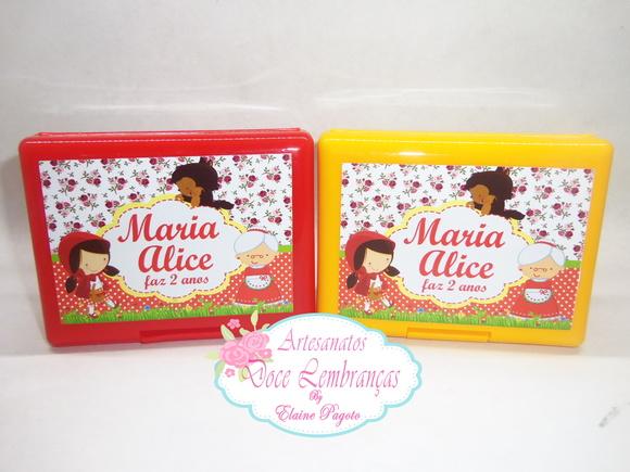 Lancheira box Chapeuzinho Vermelho