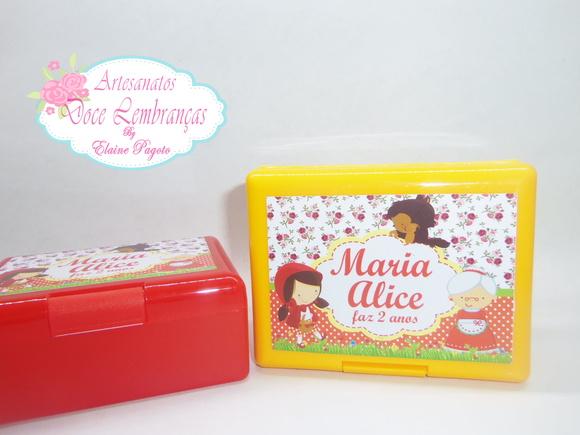 Lancheira box Chapeuzinho Vermelho