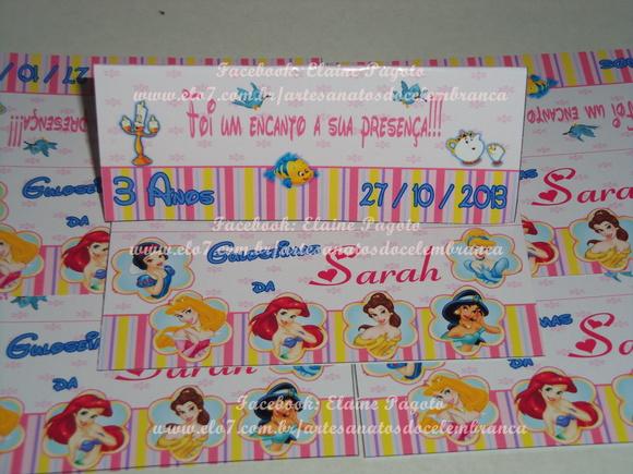 Lapela Princesas da Disney