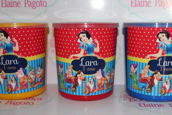 Lata Tipo De Leite A Branca De Neve