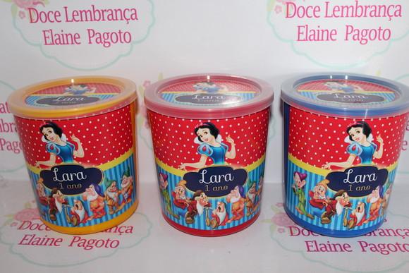 Lata Tipo De Leite A Branca De Neve