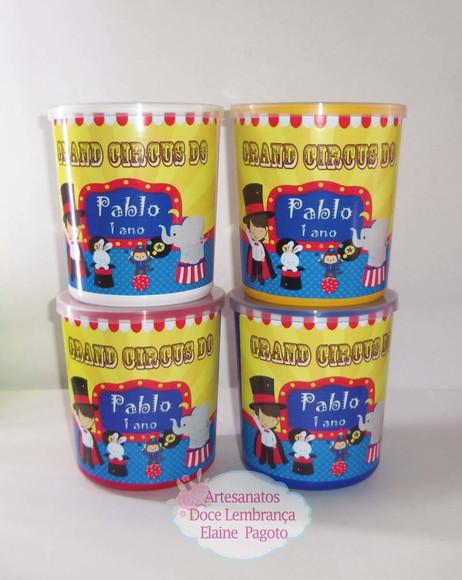 Lata tipo de Leite Circo