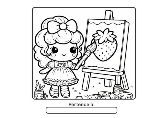 Livro de Colorir Moranguinho - 50 Desenhos A5