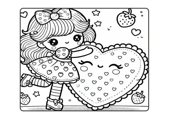 Livro de Colorir Moranguinho - 50 Desenhos A5
