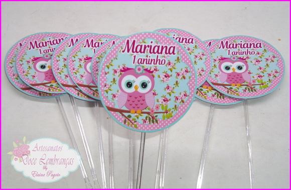 Mini toppers Coruijinha